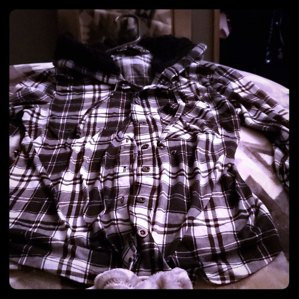 Cute flannel button up